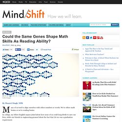 Could the Same Genes Shape Math Skills As Reading Ability?