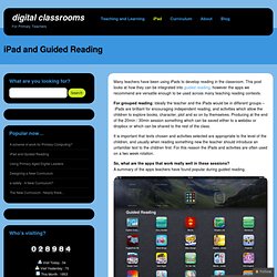 iPad and Guided Reading