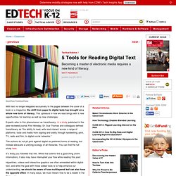 5 Tools for Reading Digital Text