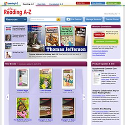 Reading A-Z: The online reading program with downloadable books to print and assemble
