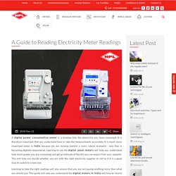 HPL India - A Guide to Reading Electricity Meter Readings