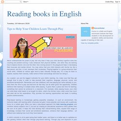 Reading books in English: Tips to Help Your Children Learn Through Play