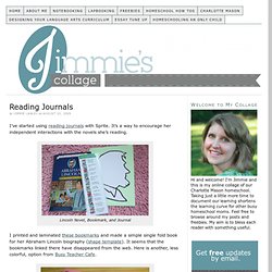 Reading Journals — Jimmie's Collage