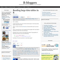 Reading large data tables in R