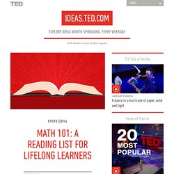 Math 101: A reading list for lifelong learners