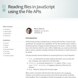 Reading local files in JavaScript
