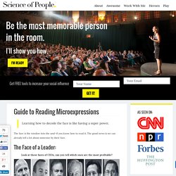 Guide to Reading Microexpressions - Science of People