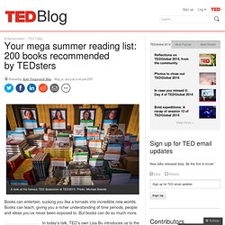 Your mega summer reading list: 180+ books recommended by TEDsters