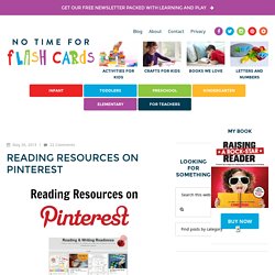 Reading Resources On Pinterest
