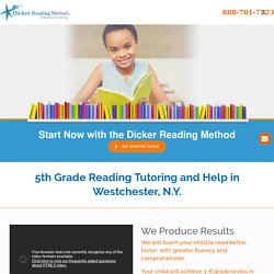 5th Grade Reading Tutoring in Westchester, NY