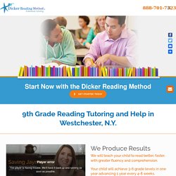 9th Grade Reading Tutoring Program in Westchester