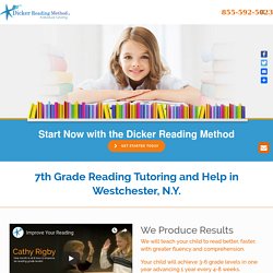 7th Grade Reading Tutoring in Westchester, NY