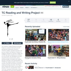 TC Reading and Writing Project on Vimeo
