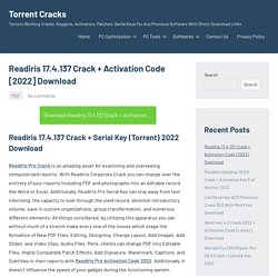 Readiris Pro 17.4 Crack + Activation Code (Torrent) Free Download