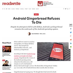 Android Gingerbread Refuses To Die