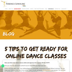 5 Tips to get ready for Online Dance Classes