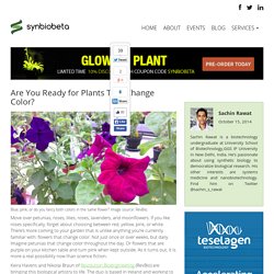 Are You Ready for Plants That Change Color?