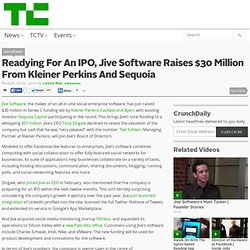 Jive Software Raises $30 Million