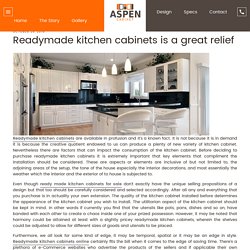 Readymade Kitchen Cabinets: But Ready Made Kitchen Cabinets Online