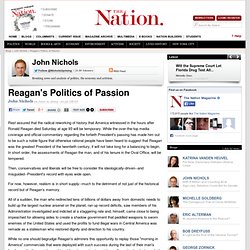 Reagan's Politics of Passion