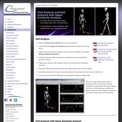 Real-time 3D Gait Analysis Software and Systems