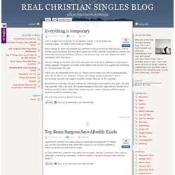 Real Christian Singles Blog