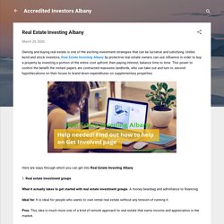 Real Estate Investing Albany