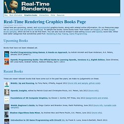 Real-Time Rendering Graphics books Page