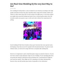 Best Wedding DJs in Ireland - Irish Wedding DJ Association