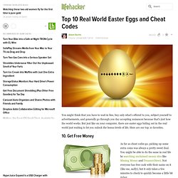 Top 10 Real World Easter Eggs and Cheat Codes