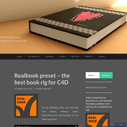 Realbook preset – the best book rig for C4D