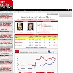 Election 2014 - Georgia Senate - Perdue vs. Nunn