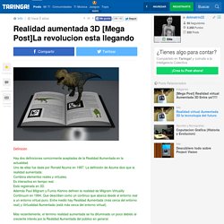 Realidad aumentada 3D [Mega Post]La revolucion esta llegando