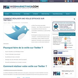 Comment réaliser une veille efficace sur Twitter ?