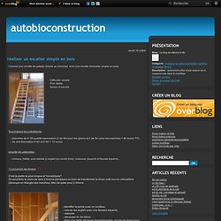 réaliser un escalier simple en bois - Le blog de etienne et lila