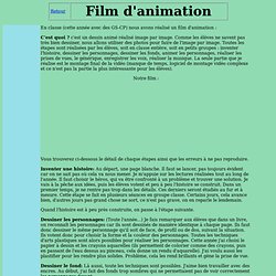 Réaliser un film d'animation