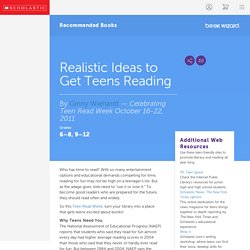 Realistic Ideas to Get Teens Reading