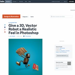 Give a 3D, Vector Robot a Realistic Feel in Photoshop