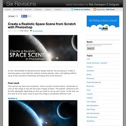 Create a Realistic Space Scene from Scratch with Photoshop