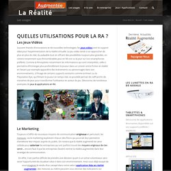 La Réalité Augmentée - tout savoir : Jeux, Applications, Vidéos