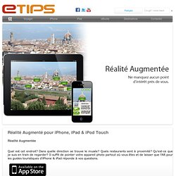 Réalité Augmentée - eTips Guides de Tourisme pour iPhone & iPod Touch