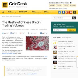 The Reality of Chinese Bitcoin Trading Volumes