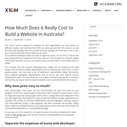 How Much Does it Really Cost to Build a Website in Australia?