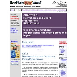 How Music REALLY Works!, Chapter 6: How Chords and Chord Progressions REALLY Work