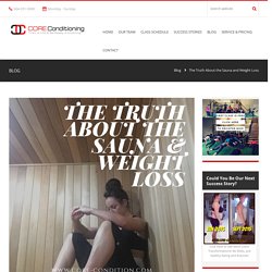 Does Sauna Really Effective For Weight Loss - Core Condition