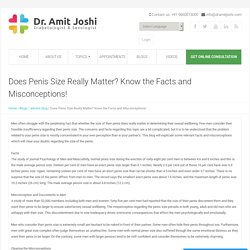 Does Penis Size Really Matter? Know the Facts and Misconceptions!