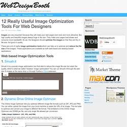 12 Really Useful Image Optimization Tools For Web Designers