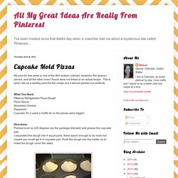 Cupcake Mold Pizzas