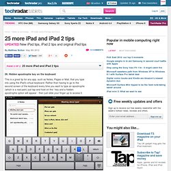 50 really useful iPad tips and tricks