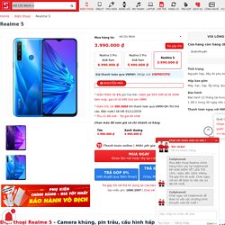 Realme 5 được trang bị 4 camera sau, bán tại CellphoneS vào ngày 4/10